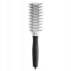 OLIVIA GARDEN Essentiale Style Tunnel Nylon/double Silver szczotka do włosów