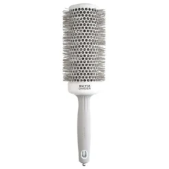 OLIVIA GARDEN Expert Blowout Speed Wavy Bristles szczotka do suszenia włosów White&Grey 55mm