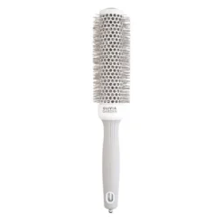 OLIVIA GARDEN Expert Blowout Speed Wavy Bristles szczotka do suszenia włosów White&Grey 35mm