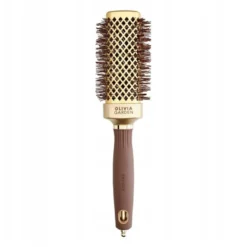 OLIVIA GARDEN Expert Blowout Straight Way Bristle Gold&brown 40 szczotka do włosów
