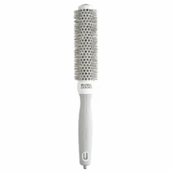 OLIVIA GARDEN Expert Blowout Speed Wavy Bristles szczotka do suszenia włosów White&Grey 25mm