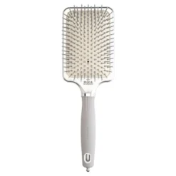 OLIVIA GARDEN Expert Care Rectangular Silver L szczotka do modelowania z jonizacją