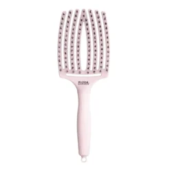 OLIVIA GARDEN Finger Brush Combo Large szczotka do rozczesywania włosów z włosiem dzika Pastel Pink