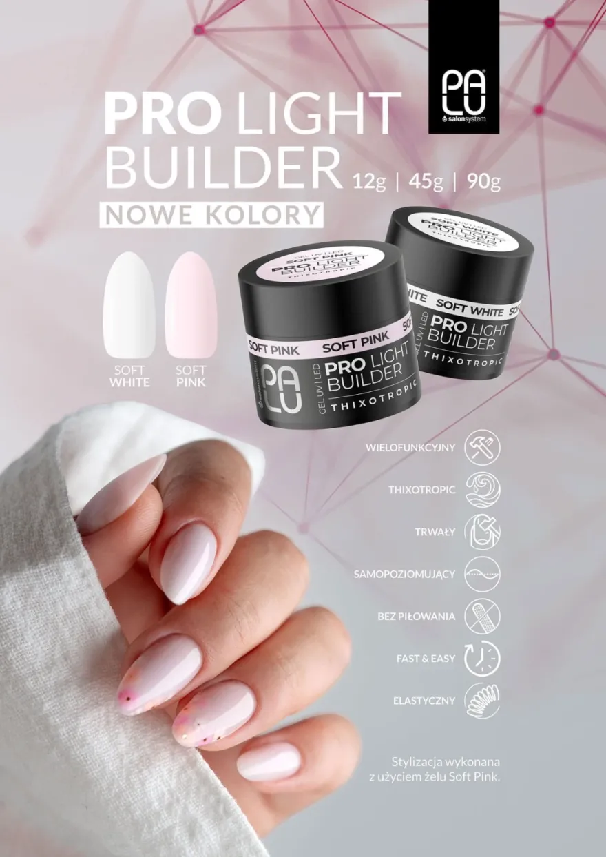 PALU Pro Light Soft White żel budujący 12g