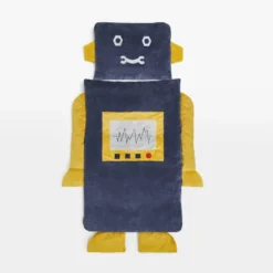 Śpiworek Sleepover Small (130x65cm) – Robot Retro