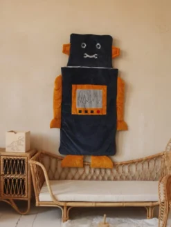 Śpiworek Sleepover Small (130x65cm) – Robot Retro