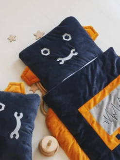 Śpiworek Sleepover Small (130x65cm) – Robot Retro