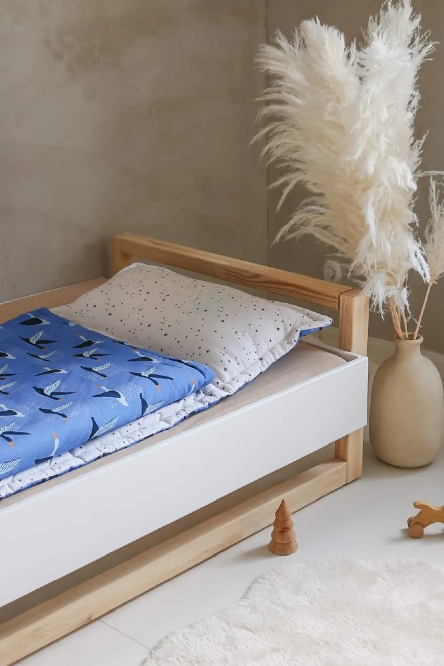 Śpiworek z kołderką "SnuggleSleep” Lavender Geese - Small