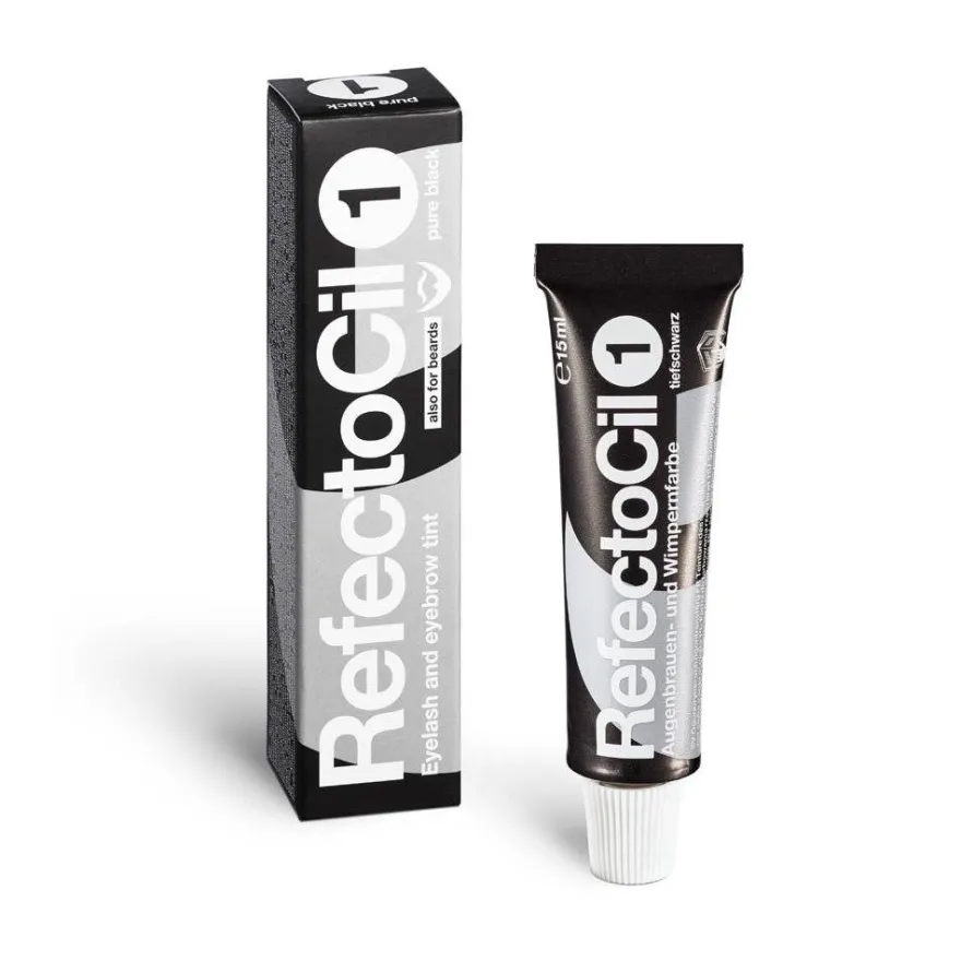 REFECTOCIL 1 Pure Black henna żelowa 15ml