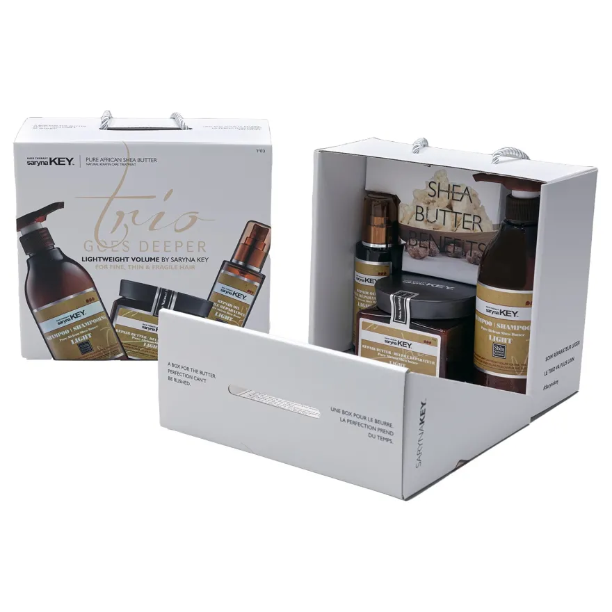 SARYNA KEY Trio Goes Deeper Repair Light - zestaw szampon 500ml | maska 500ml | olejek 105ml