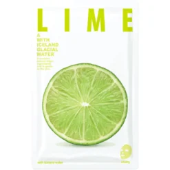 SHE'S LAB witalizująca maseczka w płachcie - woda lodowcowa i limonka