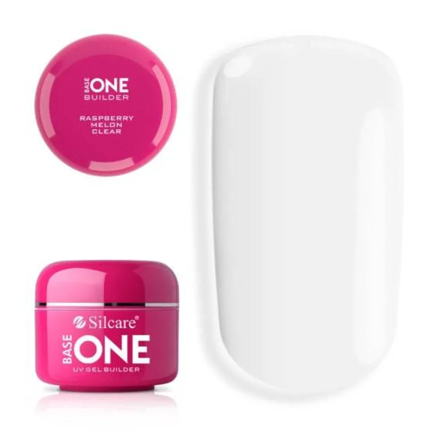 SILCARE ŻEL BASE ONE CLEAR RASPBERRY MELON 5G