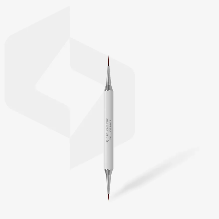 STALEKS EXCLUSIVE 01/11 Dwustronny pędzel liner 7 mm / liner 12 mm
