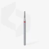 STALEKS EXPERT Frez diamentowy „stożek ścięty” czerwony, średnica 1,8 mm, część robocza 8 mm