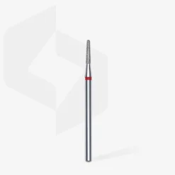 STALEKS EXPERT Frez diamentowy „stożek ścięty” czerwony, średnica 1,8 mm, część robocza 8 mm