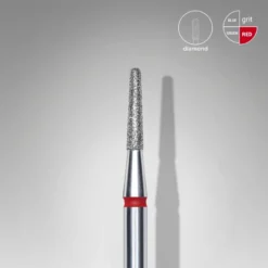 STALEKS EXPERT Frez diamentowy „stożek ścięty” czerwony, średnica 1,8 mm, część robocza 8 mm