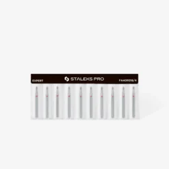STALEKS EXPERT Frez diamentowy typu „kropla” czerwony, średnica 1,6 mm, część robocza 4 mm