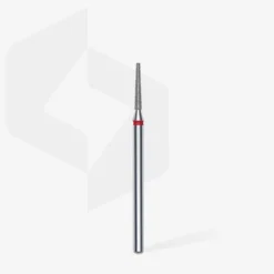 STALEKS EXPERT Frez diamentowy „stożek ścięty” czerwony, średnica 1,6 mm, część robocza 10 mm