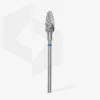 STALEKS EXPERT Frez diamentowy cylinder zaokrąglony niebieski, średnica 1,4 mm, część robocza 8 mm