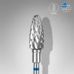 STALEKS EXPERT Frez diamentowy cylinder zaokrąglony niebieski, średnica 1,4 mm, część robocza 8 mm