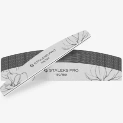 STALEKS EXPERT 40 Mineralny pilnik do paznokci półksiężyc, 150/180 grit (25 szt)