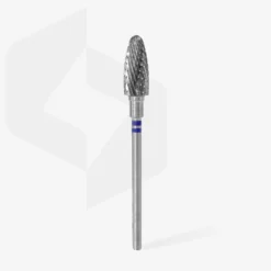 STALEKS EXPERT Twardospławowa freza dla leworęcznych „Kukurydza” niebieska, średnica 6 mm, część robocza 14 mm