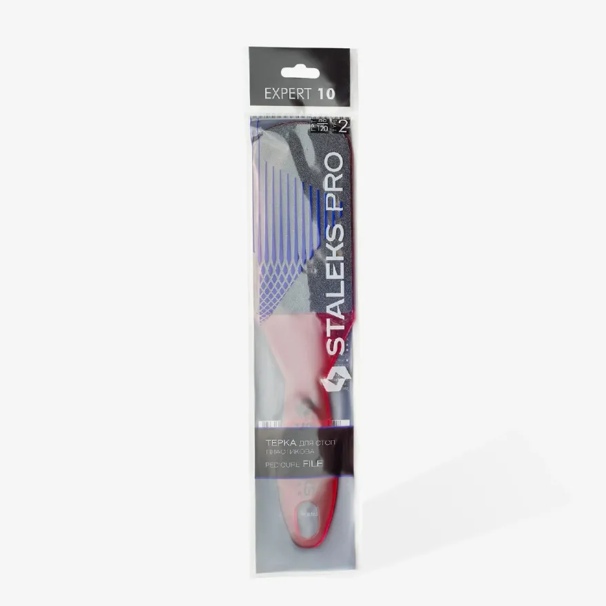 STALEKS EXPERT 10 TYPE 2 Dwustronna tarka do stóp plastikowa, 80/120 gritt