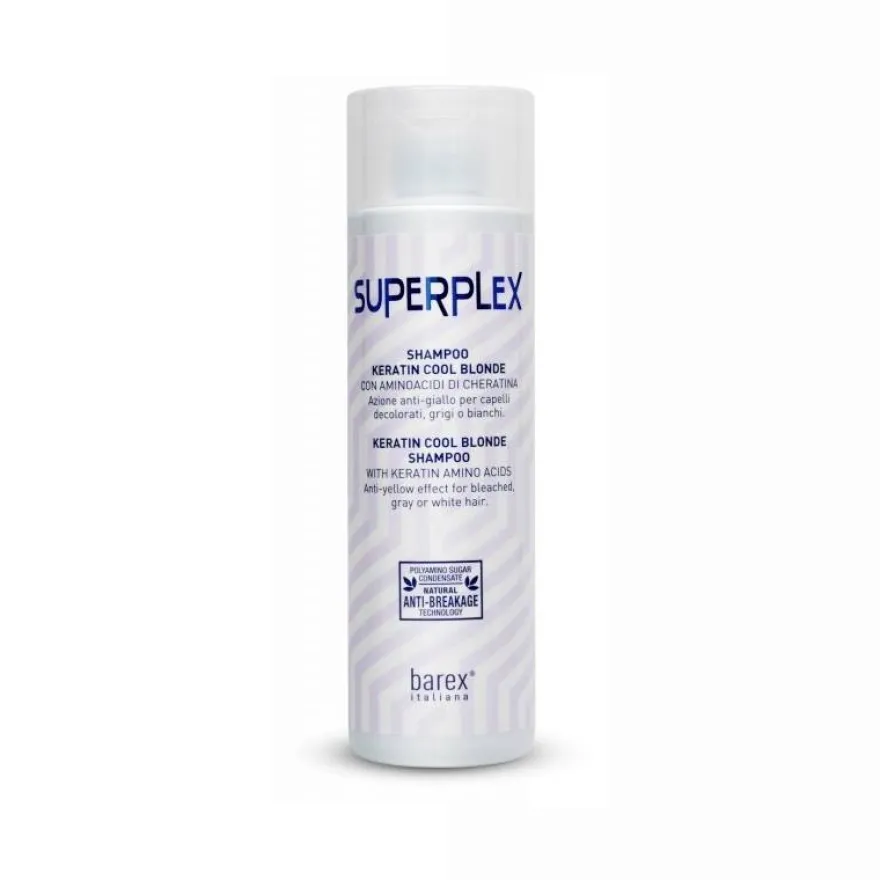 SUPERPLEX Keratin Cool Blonde szampon neutralizujący z efektem anti-yellow 250ml
