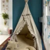 Tipi - zestaw beżowy (tipi + mata + 3 poduszki)