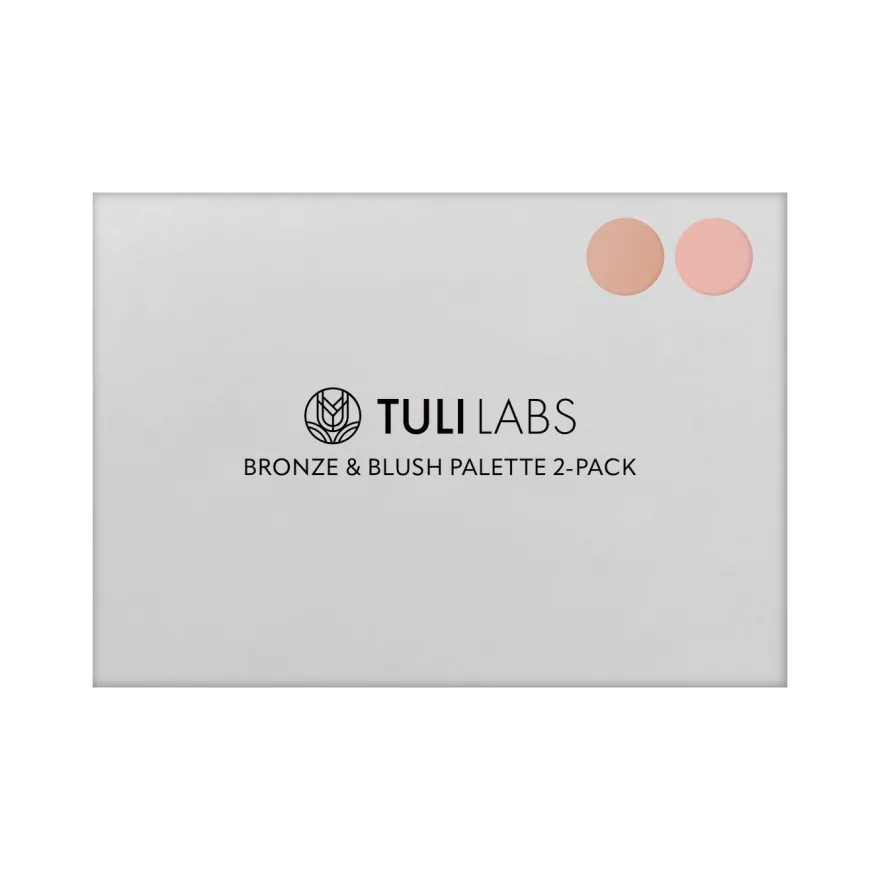 TULI LABS Bronze & Blush Palette 2-Pack paletka do twarzy 14,7g