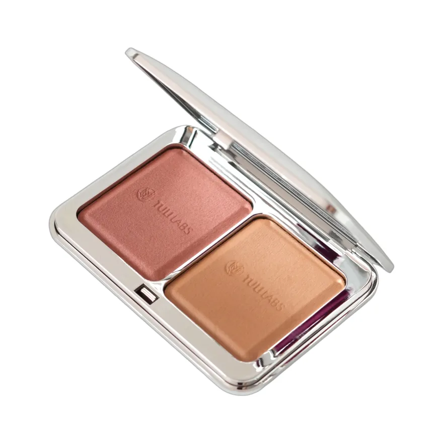 TULI LABS Bronze & Blush Palette 2-Pack paletka do twarzy 14,7g