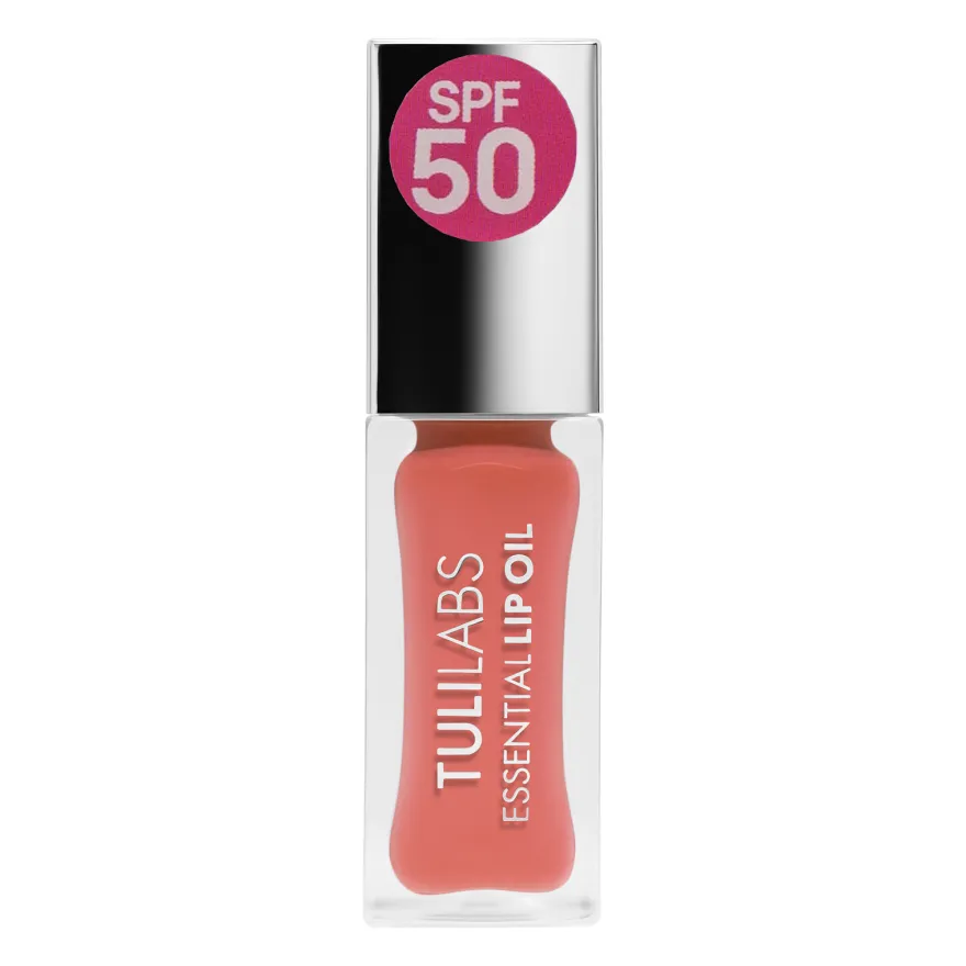 TULI LABS Essential Lip Oil - olejek do pielęgnacji ust Sweet Carmel SPF50 7ml
