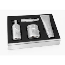 TULI LABS Exclusive Collagen Hair Set - zestaw regenerująco-nawilżający do włosów 4-Pack srebrny (szampon, odżywka, maska, serum)