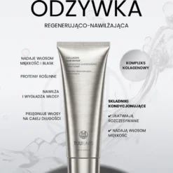 TULI LABS Exclusive Collagen Hair Set - zestaw regenerująco-nawilżający do włosów 4-Pack srebrny (szampon, odżywka, maska, serum)