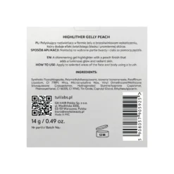 TULI LABS Highlighter Gelly Peach rozświetlacz do twarzy 14g