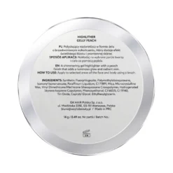 TULI LABS Highlighter Gelly Peach rozświetlacz do twarzy 14g