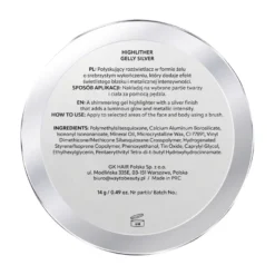 TULI LABS Highlighter Gelly Silver rozświetlacz do twarzy 14g