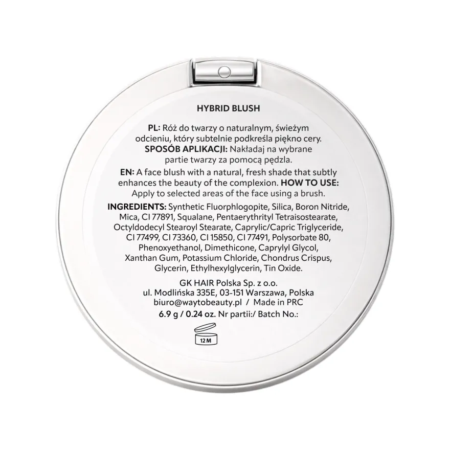 TULI LABS Hybrid Blush róż do twarzy 6,9g