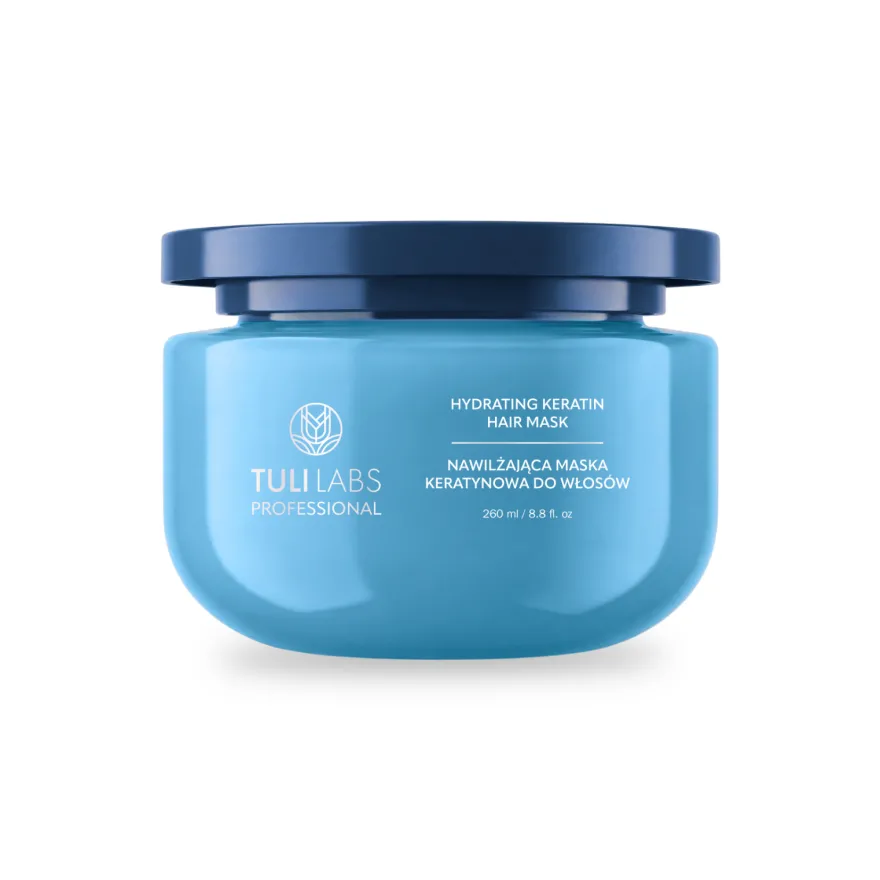 TULI LABS Hydrating Keratin Hair Mask maska nawilżająca do włosów z keratyną 260ml