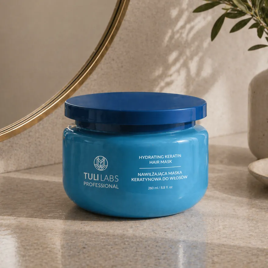 TULI LABS Hydrating Keratin Hair Mask maska nawilżająca do włosów z keratyną 260ml