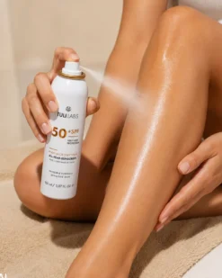 TULI LABS mgiełka ochronna SPF50 UV do twarzy, ciała i makijażu – 150ml XXL