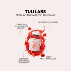 TULI LABS Nutrition Multivitamin Gummies - żelki multiwitaminowe 60szt (180g)