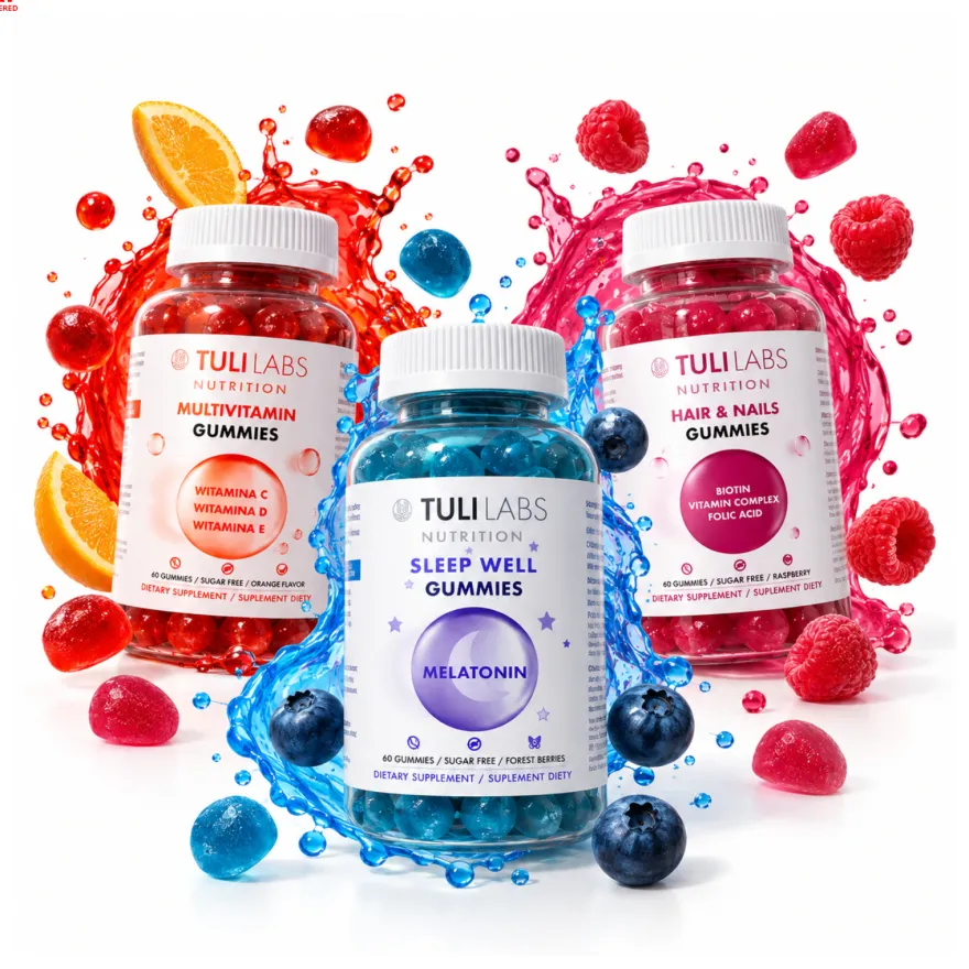 TULI LABS Nutrition Sleep Well Gummies - żelki z melatoniną 60szt (180g)