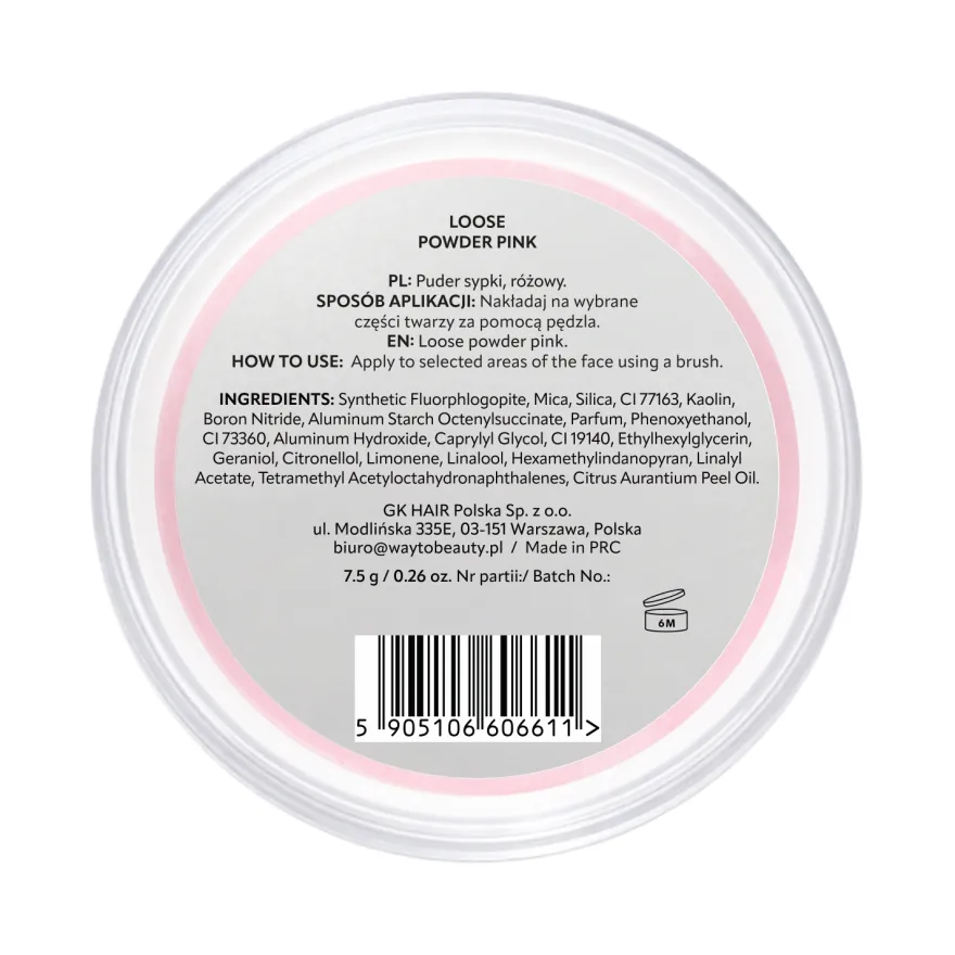 TULI LABS puder sypki Pink 7,5g