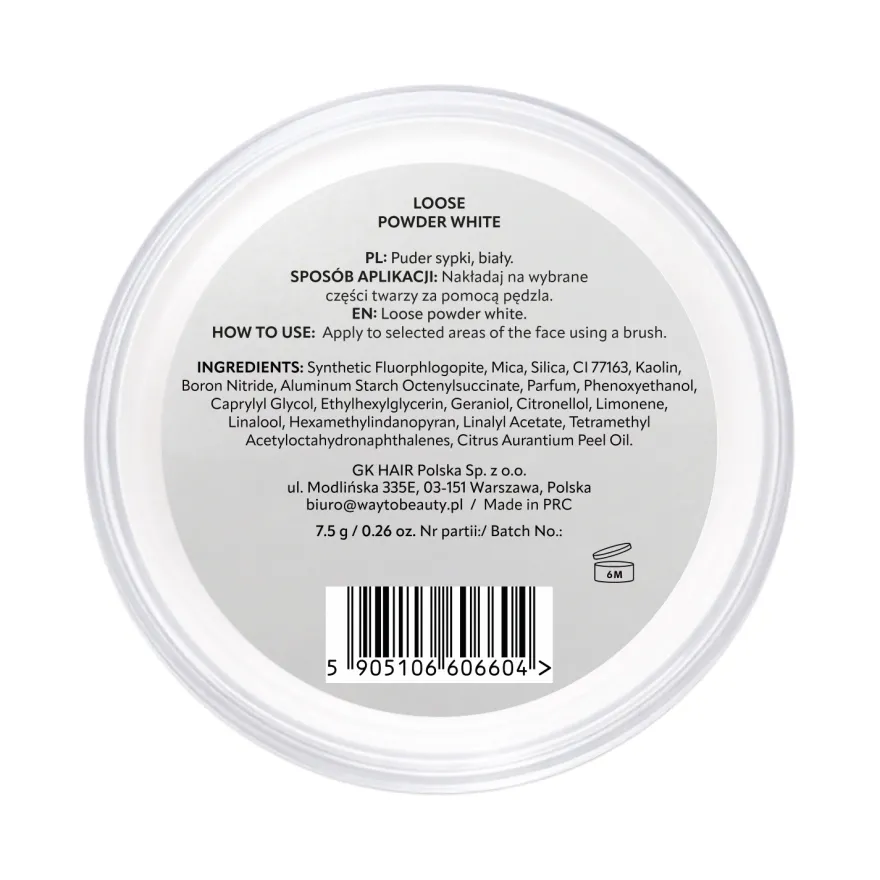 TULI LABS puder sypki White 7,5g