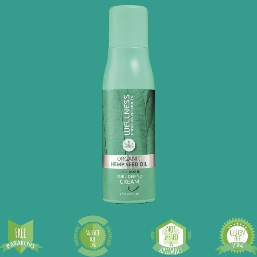 WELLNESS PREMIUM PRODUCTS Deep Hydrating Curl Define Cream krem do stylizacji loków bez spłukiwania 500ml