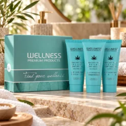 WELLNESS PREMIUM PRODUCTS Deep Hydrating mini zestaw głęboko nawilżający do włosów (szampon 50ml | odżywka 50ml | maska 50ml)