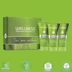 WELLNESS PREMIUM PRODUCTS Intensive mini zestaw nawilżający do włosów (szampon 50ml | odżywka 50ml | maska 50ml)