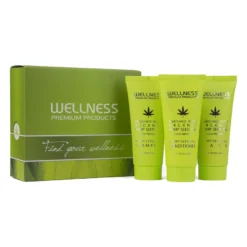 WELLNESS PREMIUM PRODUCTS Intensive mini zestaw nawilżający do włosów (szampon 50ml | odżywka 50ml | maska 50ml)