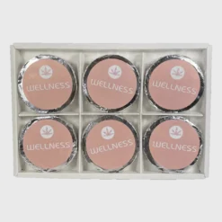 WELLNESS PREMIUM PRODUCTS różowy zestaw tabletek pod prysznic 6szt